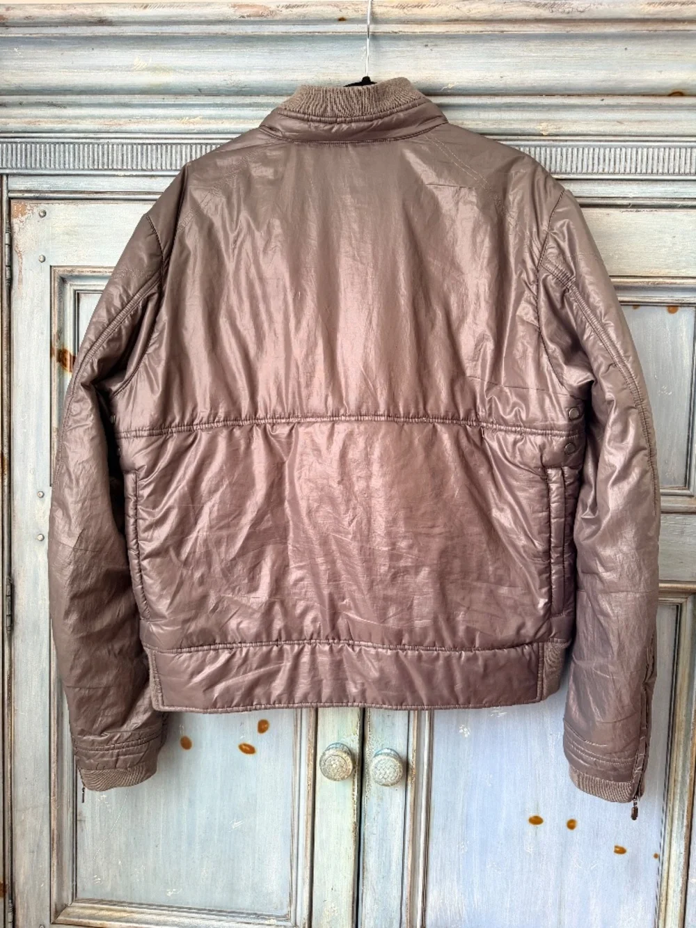 Belstaff Men's Puffer Jacket in Taupe Color Size XL